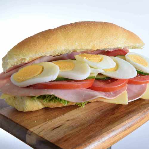 Broodje Ham en kaas Gezond